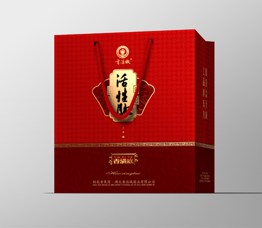 香滿(mǎn)庭手提袋效果圖